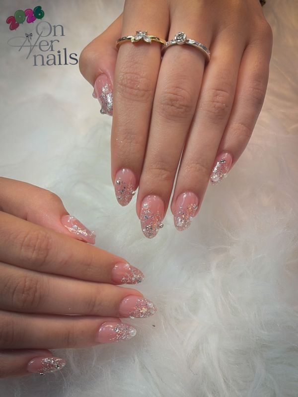 The Ethereal Pearl: Nude Radiance & Silver Frost